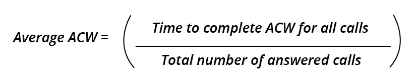 ACW - customer satisfaction