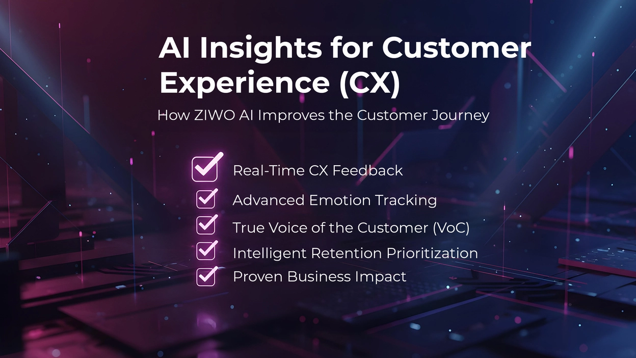 رسم رقمي مستقبلي يظهر وجهًا بشريًا ووجه روبوت ذكي يتواصلان عبر الموجات الصوتية، مما يرمز إلى وكلاء الصوت الذكيين الذين يغيرون طريقة التواصل مع العملاء.